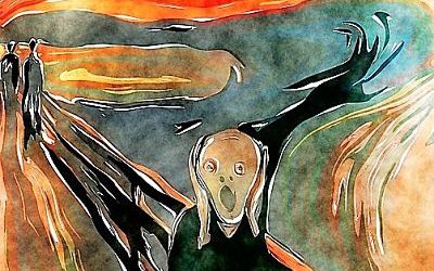 El grito de Munch. Lo que es, así está bien.